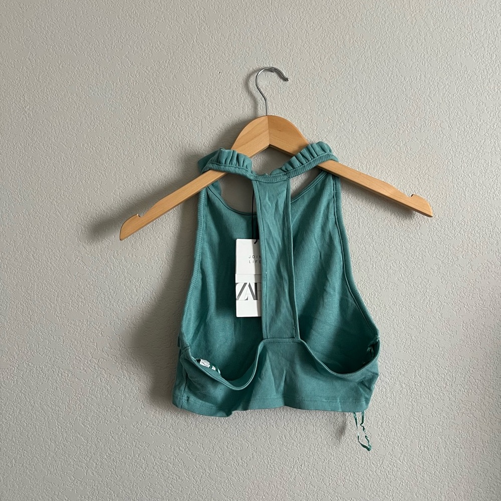 Zara Ruffled Crop Top - Picture 6 of 6